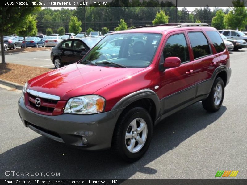 Redfire Metallic / Dark Flint Gray 2005 Mazda Tribute i