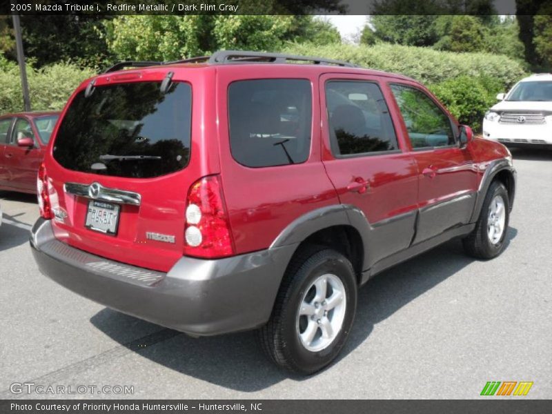 Redfire Metallic / Dark Flint Gray 2005 Mazda Tribute i