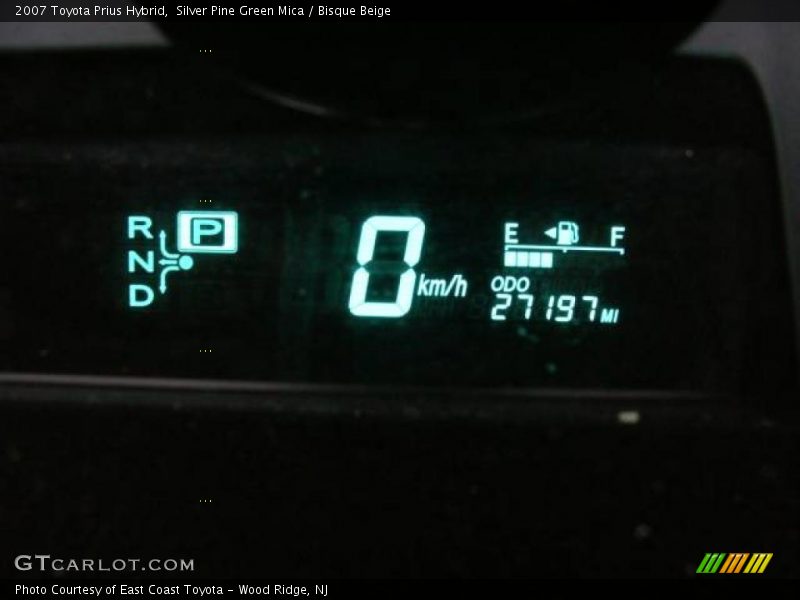 Silver Pine Green Mica / Bisque Beige 2007 Toyota Prius Hybrid