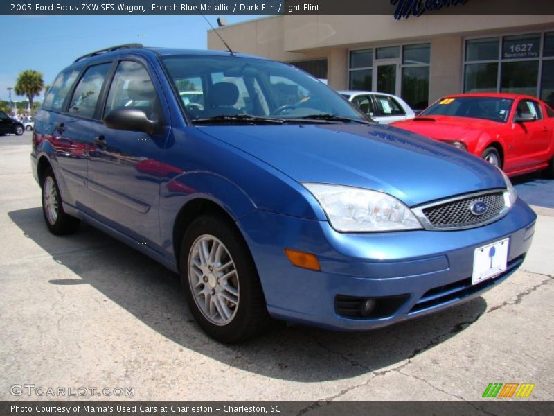 French Blue Metallic / Dark Flint/Light Flint 2005 Ford Focus ZXW SES Wagon