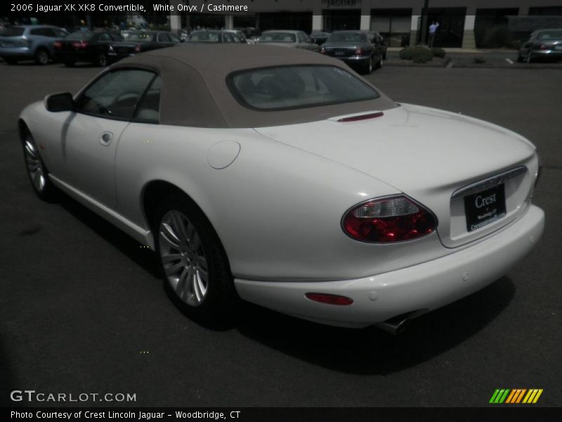 White Onyx / Cashmere 2006 Jaguar XK XK8 Convertible