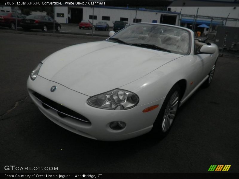 White Onyx / Cashmere 2006 Jaguar XK XK8 Convertible