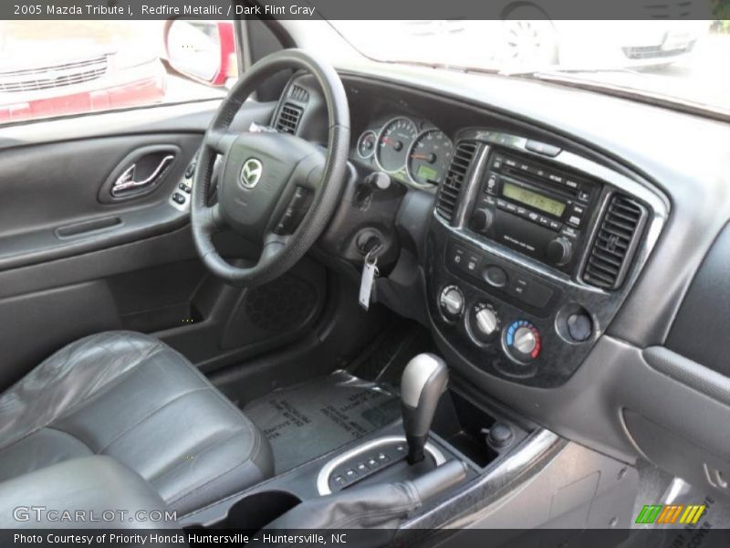 Redfire Metallic / Dark Flint Gray 2005 Mazda Tribute i