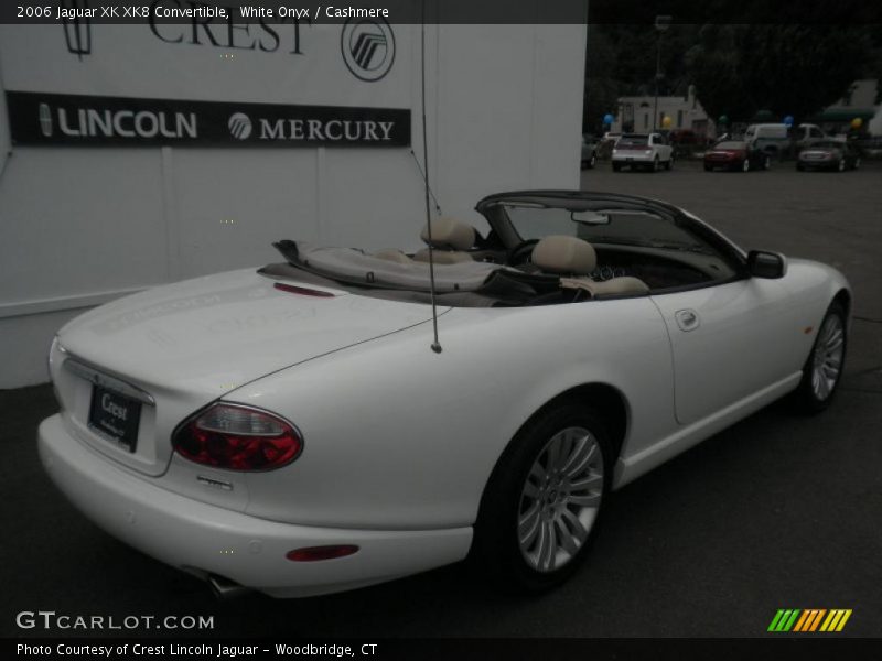 White Onyx / Cashmere 2006 Jaguar XK XK8 Convertible