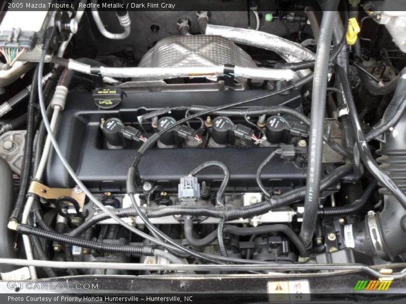 Redfire Metallic / Dark Flint Gray 2005 Mazda Tribute i