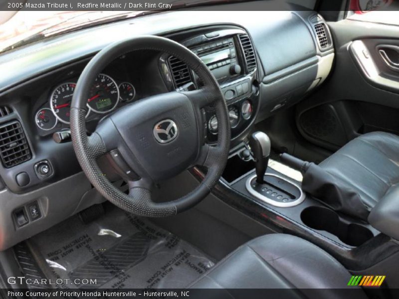 Redfire Metallic / Dark Flint Gray 2005 Mazda Tribute i