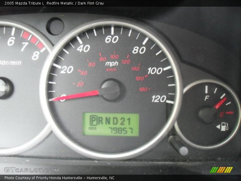Redfire Metallic / Dark Flint Gray 2005 Mazda Tribute i