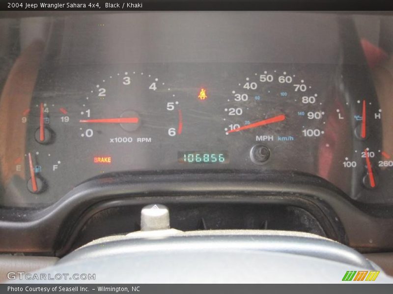 Black / Khaki 2004 Jeep Wrangler Sahara 4x4