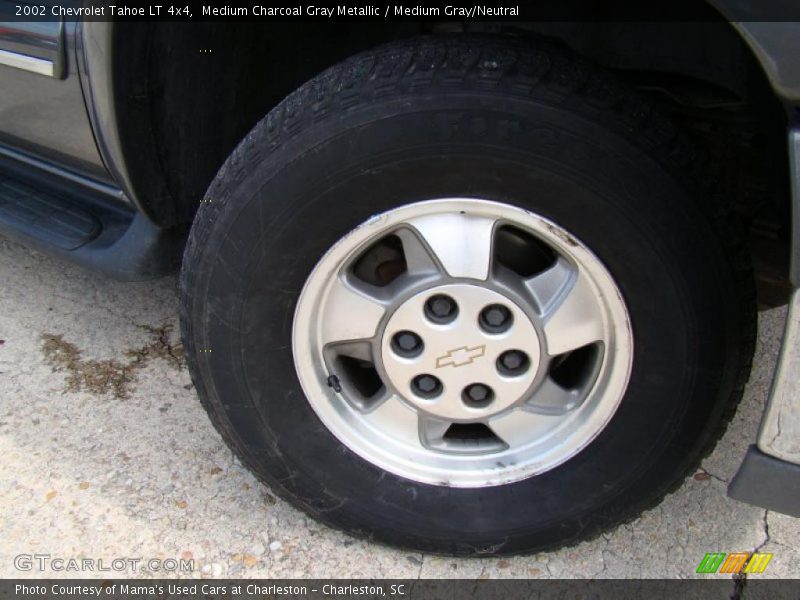 Medium Charcoal Gray Metallic / Medium Gray/Neutral 2002 Chevrolet Tahoe LT 4x4