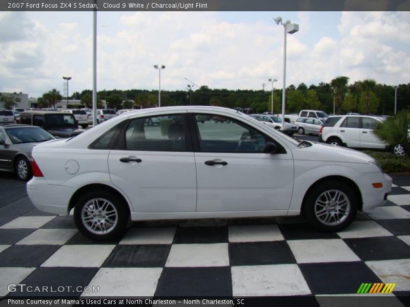 Cloud 9 White / Charcoal/Light Flint 2007 Ford Focus ZX4 S Sedan