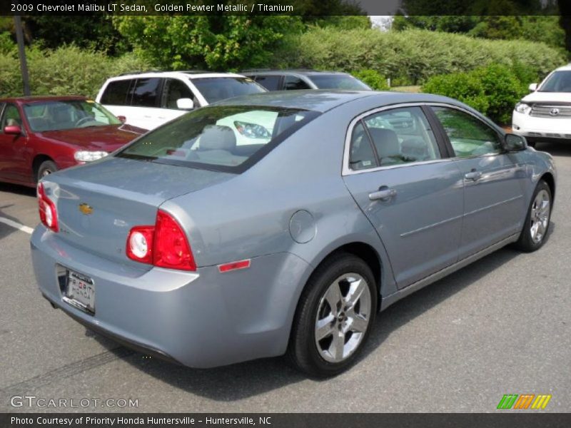 Golden Pewter Metallic / Titanium 2009 Chevrolet Malibu LT Sedan