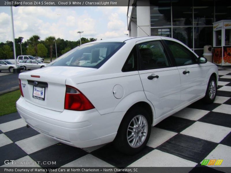Cloud 9 White / Charcoal/Light Flint 2007 Ford Focus ZX4 S Sedan