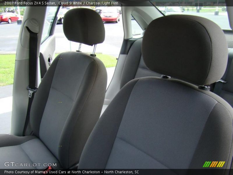 Cloud 9 White / Charcoal/Light Flint 2007 Ford Focus ZX4 S Sedan