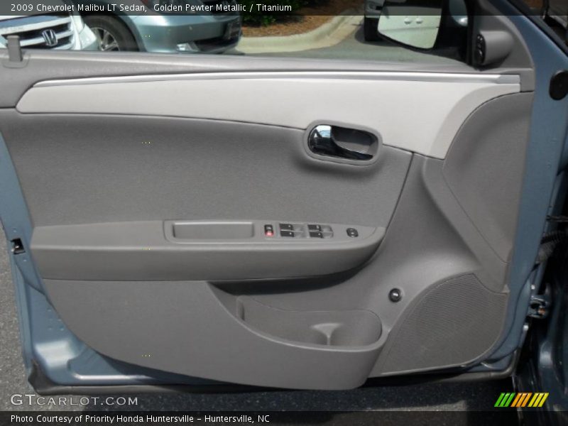 Golden Pewter Metallic / Titanium 2009 Chevrolet Malibu LT Sedan