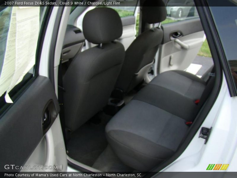 Cloud 9 White / Charcoal/Light Flint 2007 Ford Focus ZX4 S Sedan