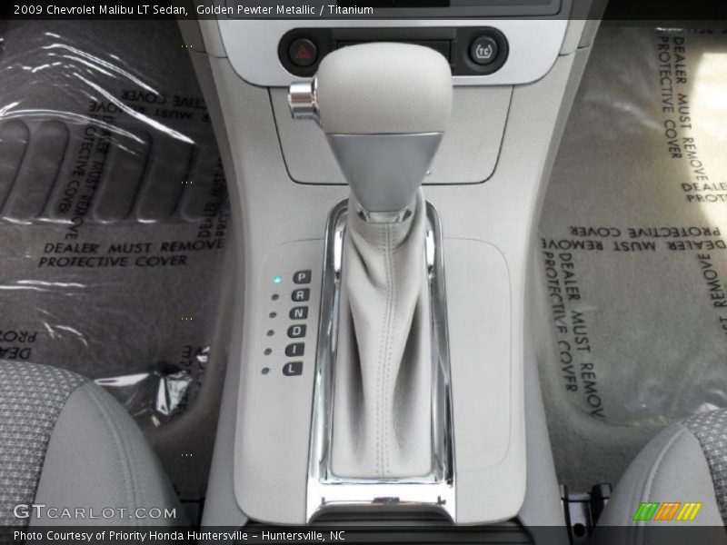 Golden Pewter Metallic / Titanium 2009 Chevrolet Malibu LT Sedan