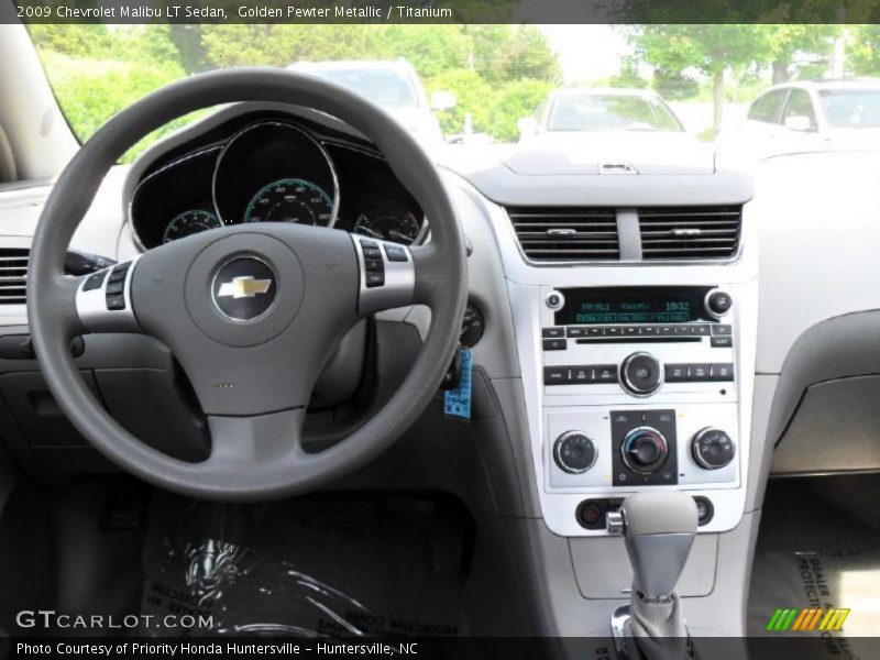 Golden Pewter Metallic / Titanium 2009 Chevrolet Malibu LT Sedan