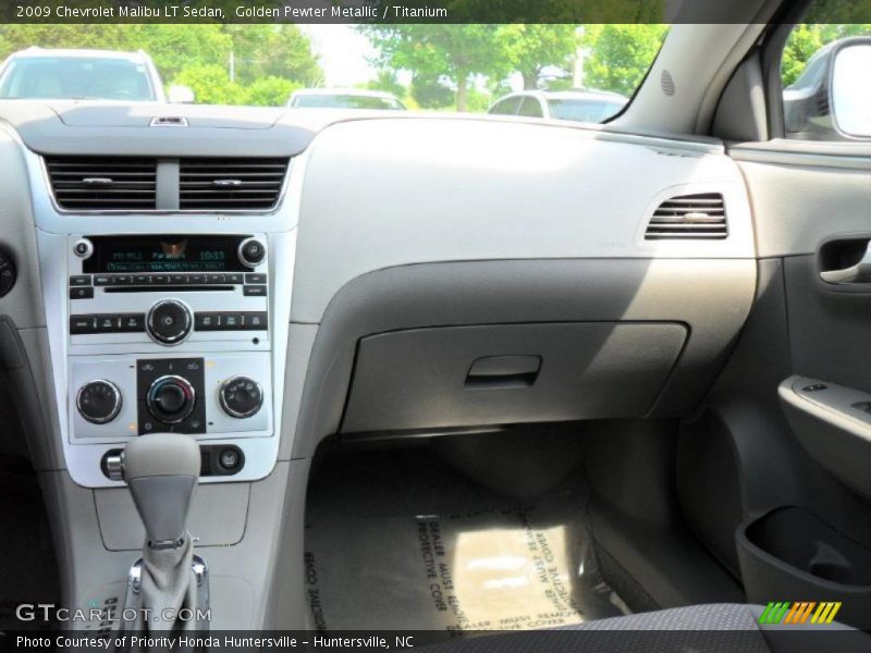 Golden Pewter Metallic / Titanium 2009 Chevrolet Malibu LT Sedan