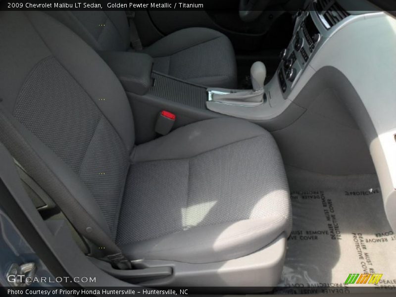 Golden Pewter Metallic / Titanium 2009 Chevrolet Malibu LT Sedan