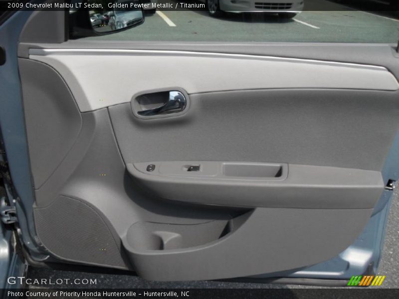 Golden Pewter Metallic / Titanium 2009 Chevrolet Malibu LT Sedan