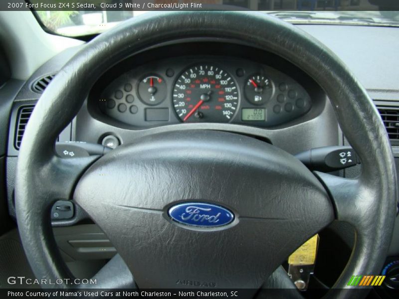 Cloud 9 White / Charcoal/Light Flint 2007 Ford Focus ZX4 S Sedan