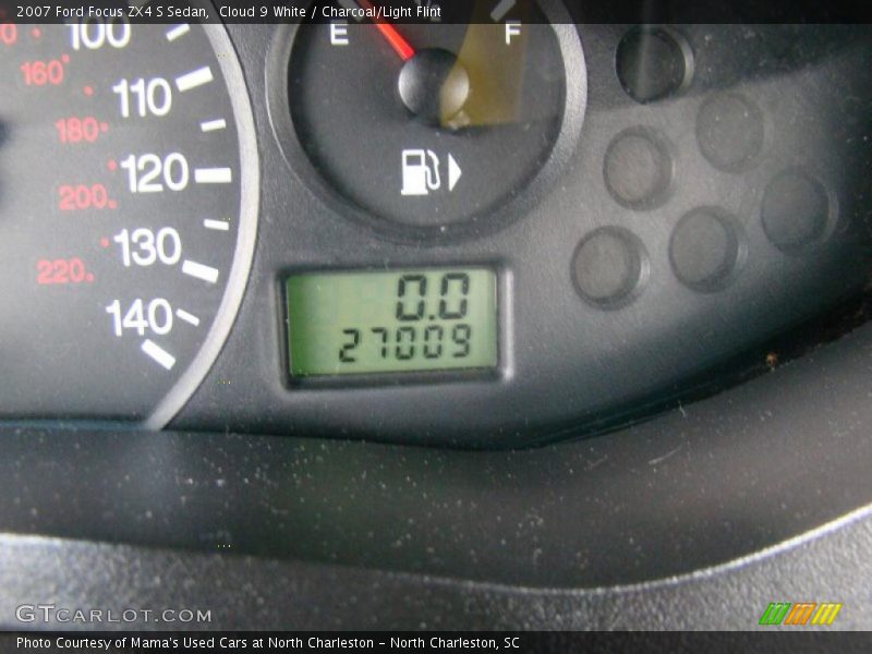 Cloud 9 White / Charcoal/Light Flint 2007 Ford Focus ZX4 S Sedan