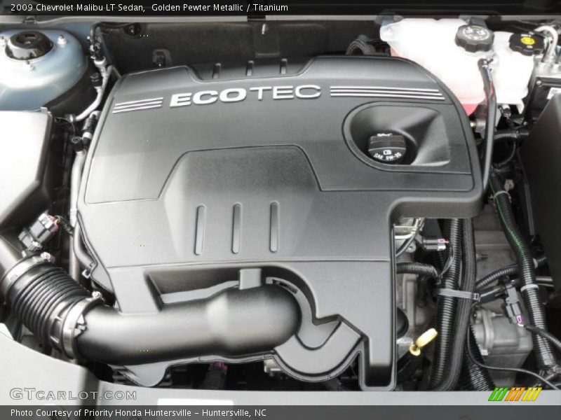Golden Pewter Metallic / Titanium 2009 Chevrolet Malibu LT Sedan