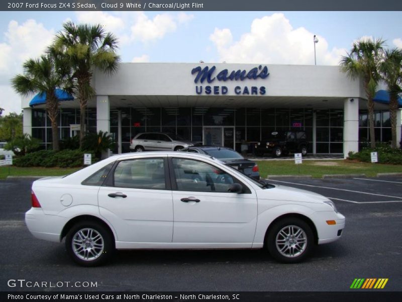 Cloud 9 White / Charcoal/Light Flint 2007 Ford Focus ZX4 S Sedan