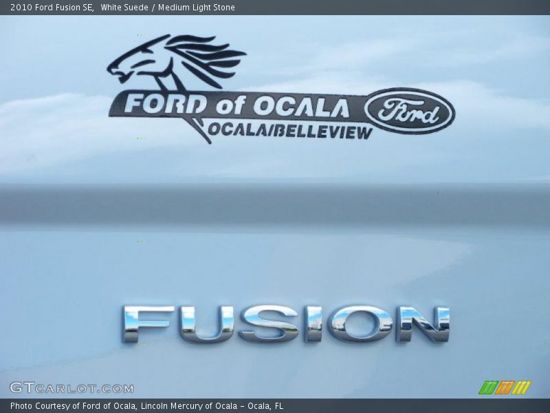 White Suede / Medium Light Stone 2010 Ford Fusion SE