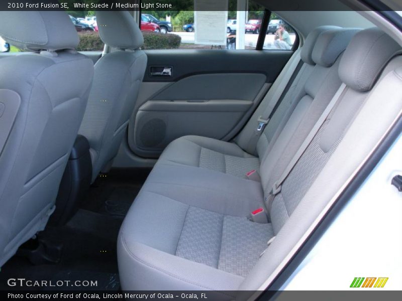 White Suede / Medium Light Stone 2010 Ford Fusion SE