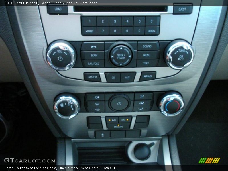 White Suede / Medium Light Stone 2010 Ford Fusion SE