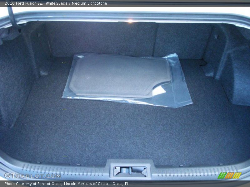 White Suede / Medium Light Stone 2010 Ford Fusion SE