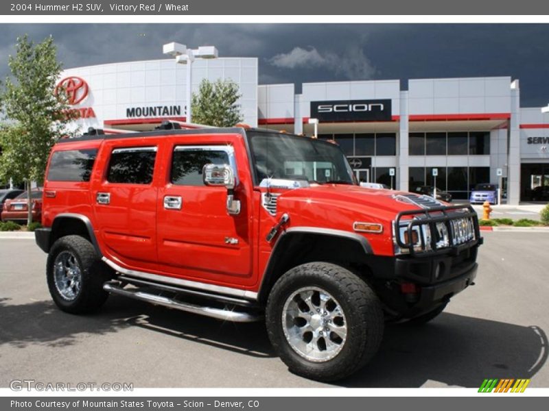 Victory Red / Wheat 2004 Hummer H2 SUV