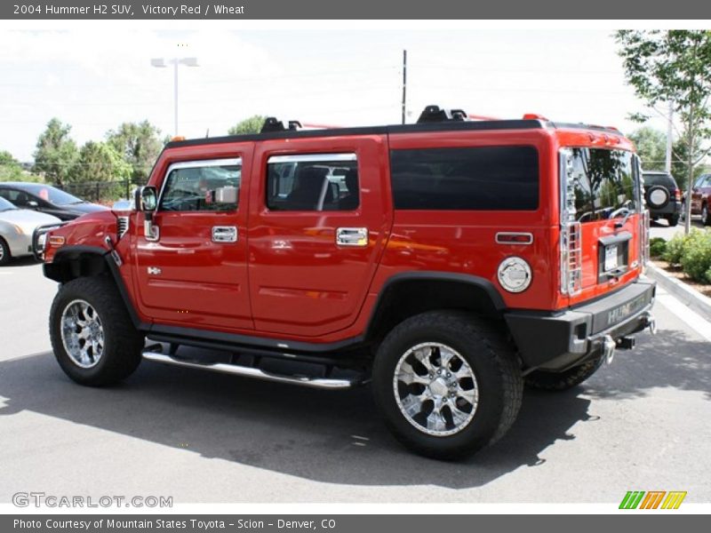 Victory Red / Wheat 2004 Hummer H2 SUV