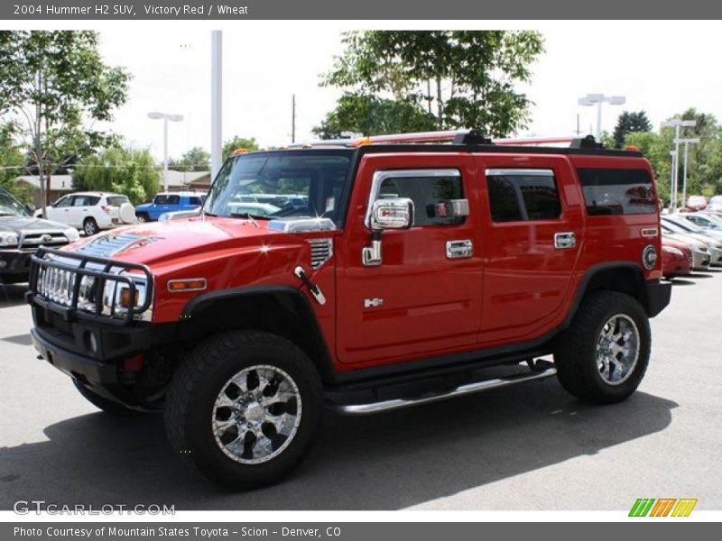 Victory Red / Wheat 2004 Hummer H2 SUV