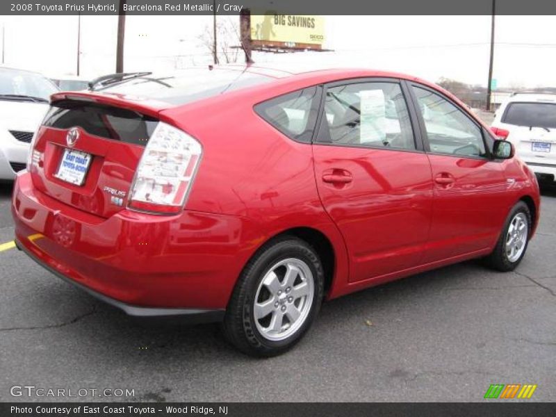 Barcelona Red Metallic / Gray 2008 Toyota Prius Hybrid