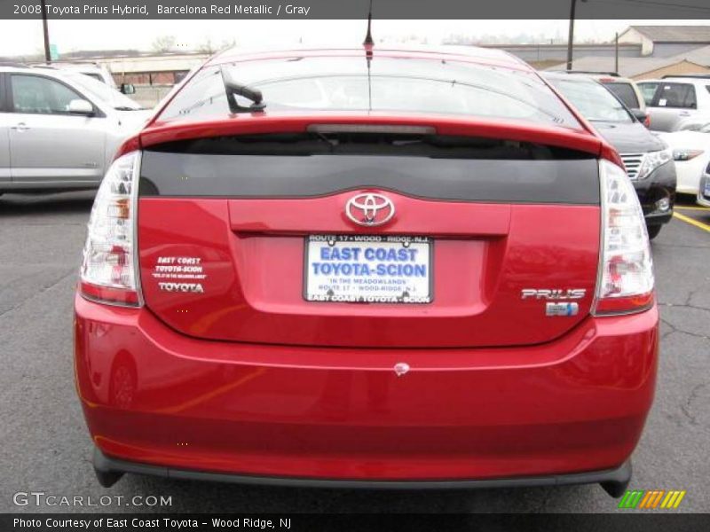 Barcelona Red Metallic / Gray 2008 Toyota Prius Hybrid