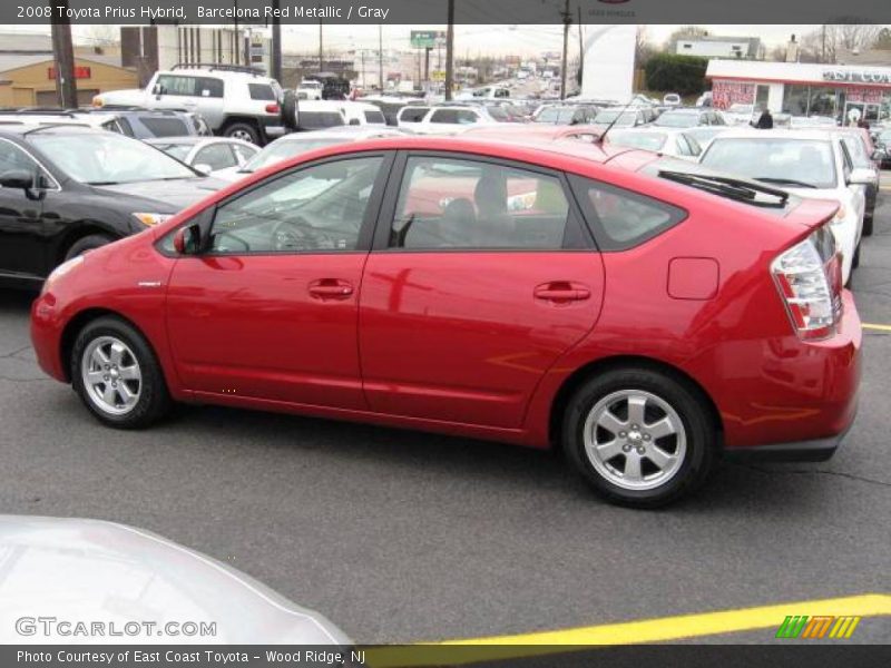 Barcelona Red Metallic / Gray 2008 Toyota Prius Hybrid