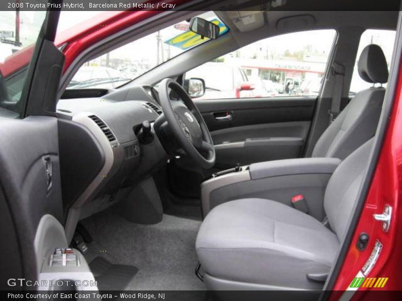 Barcelona Red Metallic / Gray 2008 Toyota Prius Hybrid