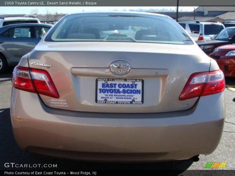 Desert Sand Metallic / Bisque 2009 Toyota Camry LE