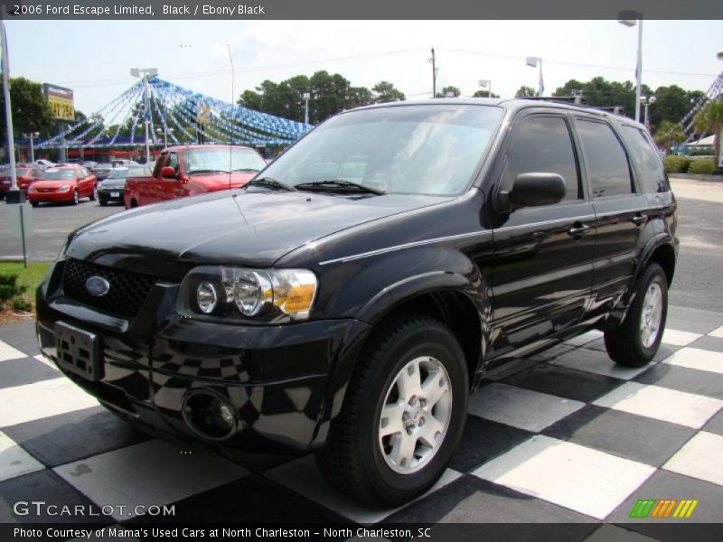 Black / Ebony Black 2006 Ford Escape Limited