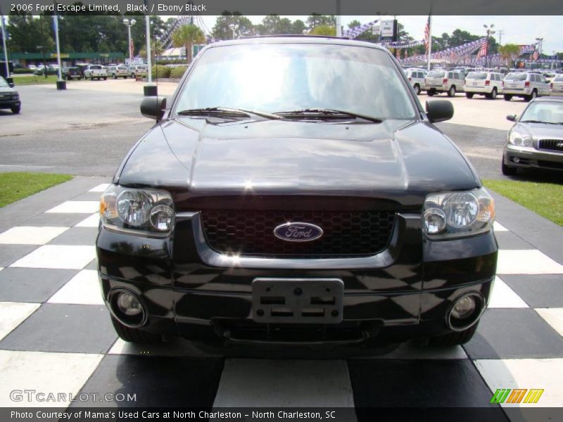 Black / Ebony Black 2006 Ford Escape Limited