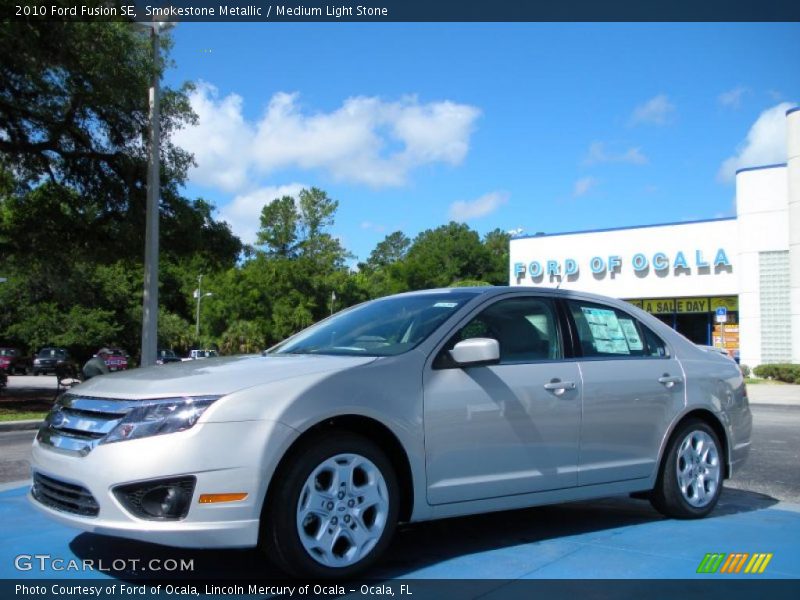 Smokestone Metallic / Medium Light Stone 2010 Ford Fusion SE