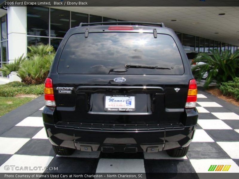 Black / Ebony Black 2006 Ford Escape Limited