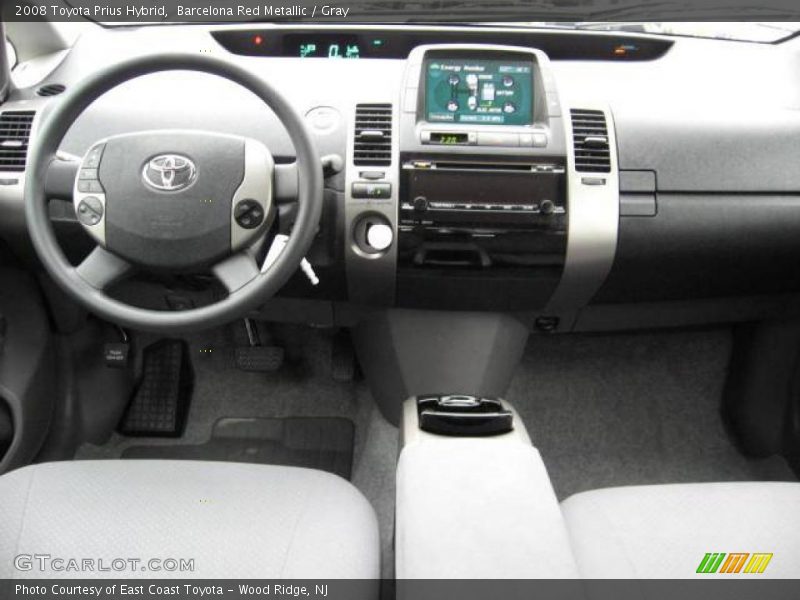 Barcelona Red Metallic / Gray 2008 Toyota Prius Hybrid