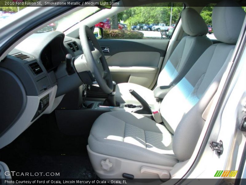 Smokestone Metallic / Medium Light Stone 2010 Ford Fusion SE