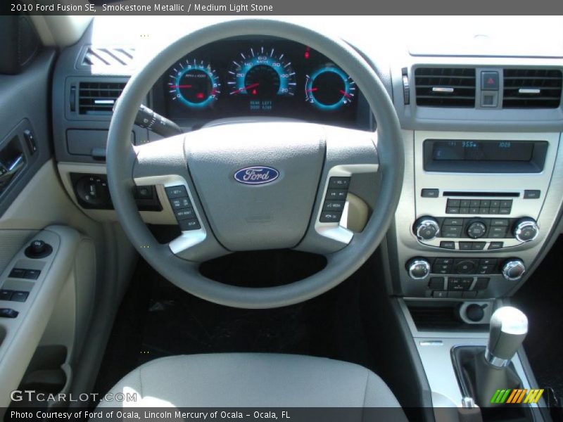 Smokestone Metallic / Medium Light Stone 2010 Ford Fusion SE