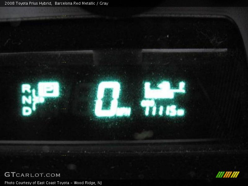 Barcelona Red Metallic / Gray 2008 Toyota Prius Hybrid