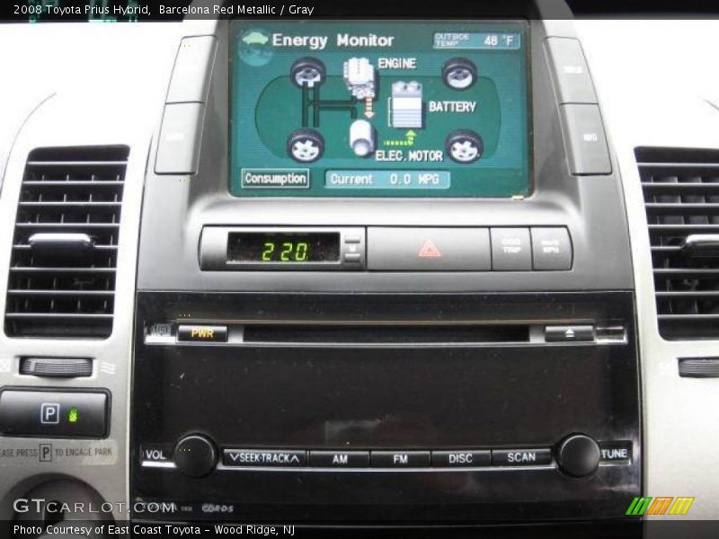 Barcelona Red Metallic / Gray 2008 Toyota Prius Hybrid