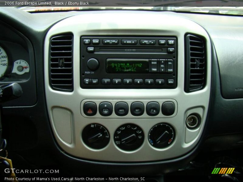 Black / Ebony Black 2006 Ford Escape Limited